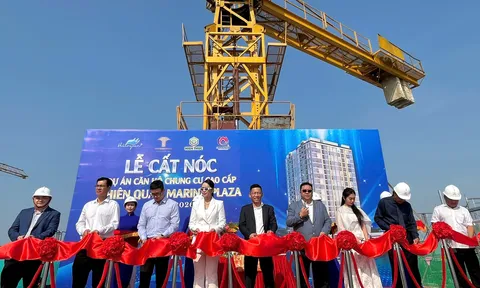 Thiên Quân Marina Plaza chính thức cất nóc, hướng tới vận hành đầu năm 2027