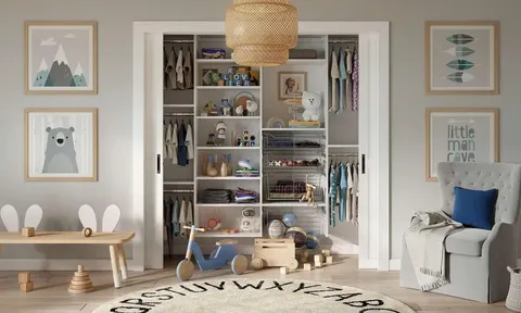 Làm mới tủ quần áo trẻ em với những ý tưởng dễ áp dụng