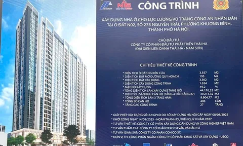 Nhà ở xã hội 275 Nguyễn Trãi lập mặt bằng giá mới hơn 32 triệu đồng/m2 tại Hà Nội