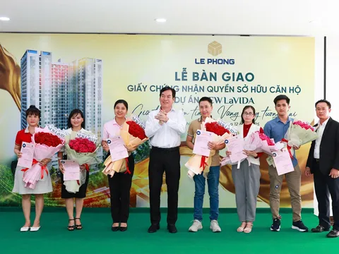 Cư dân dự án New Lavida nhận sổ hồng sau thời gian ngắn bàn giao nhà