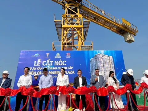 Thiên Quân Marina Plaza chính thức cất nóc, hướng tới vận hành đầu năm 2027