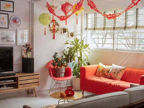 Chọn màu sắc trang trí nhà ngày Tết sao cho hài hòa?